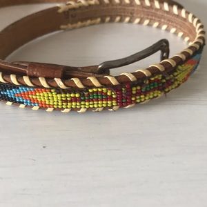 Beaded Indian belt